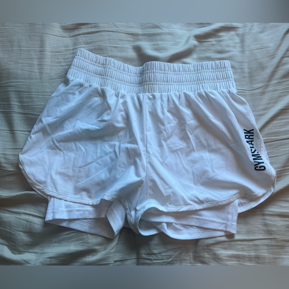 Gymshark running shorts. 🤍